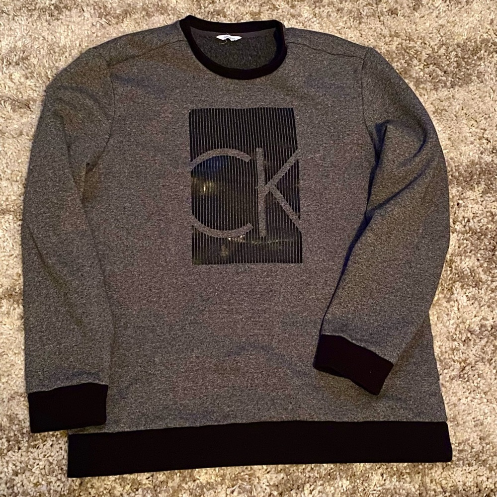 Calvin Klein Charcoal Crewneck Sweater
